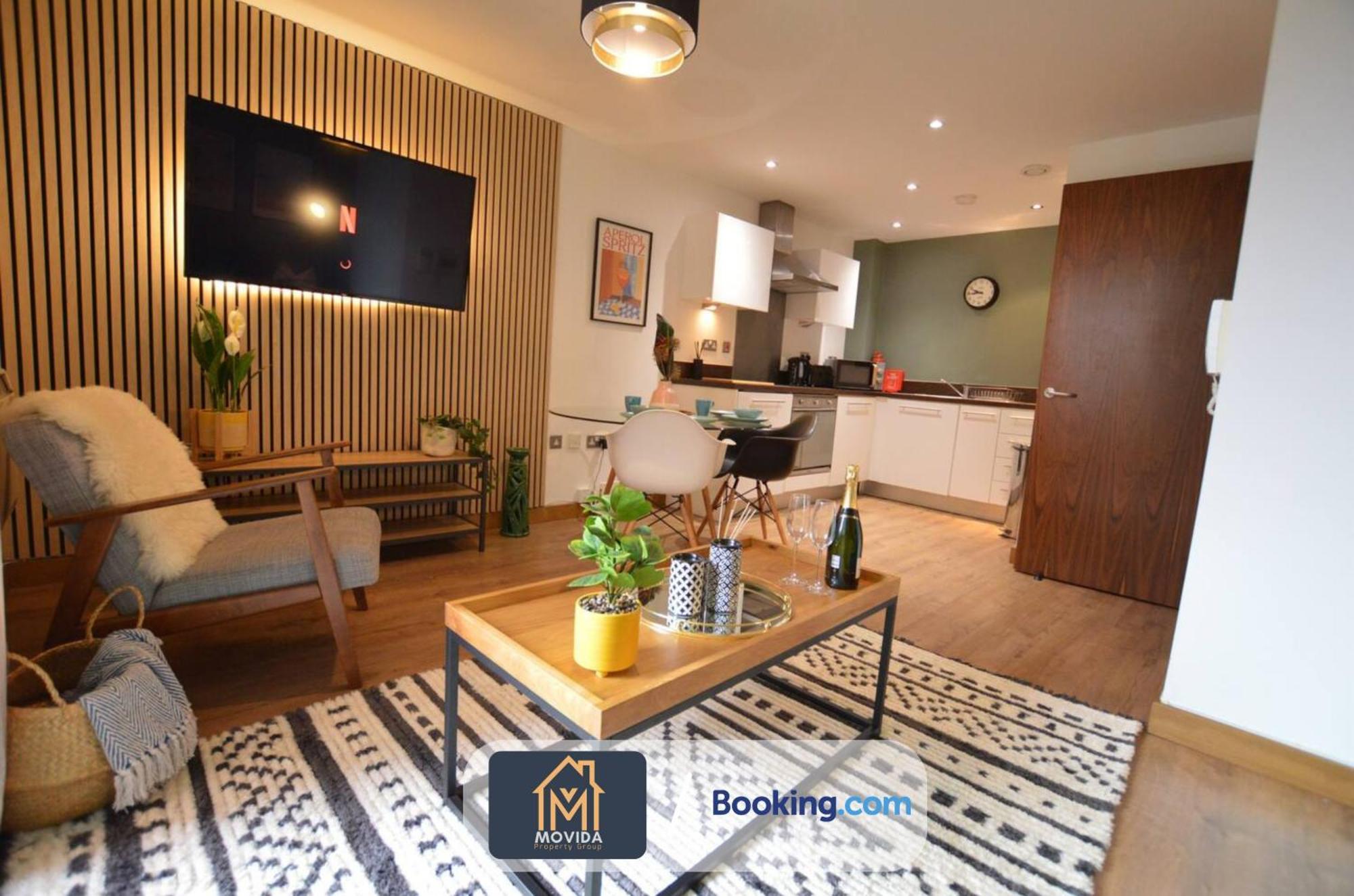 Lgi Stunning 1 Bedroom Apartment By Movida Property Group Short Lets & Serviced Accommodation Leeds  Luaran gambar