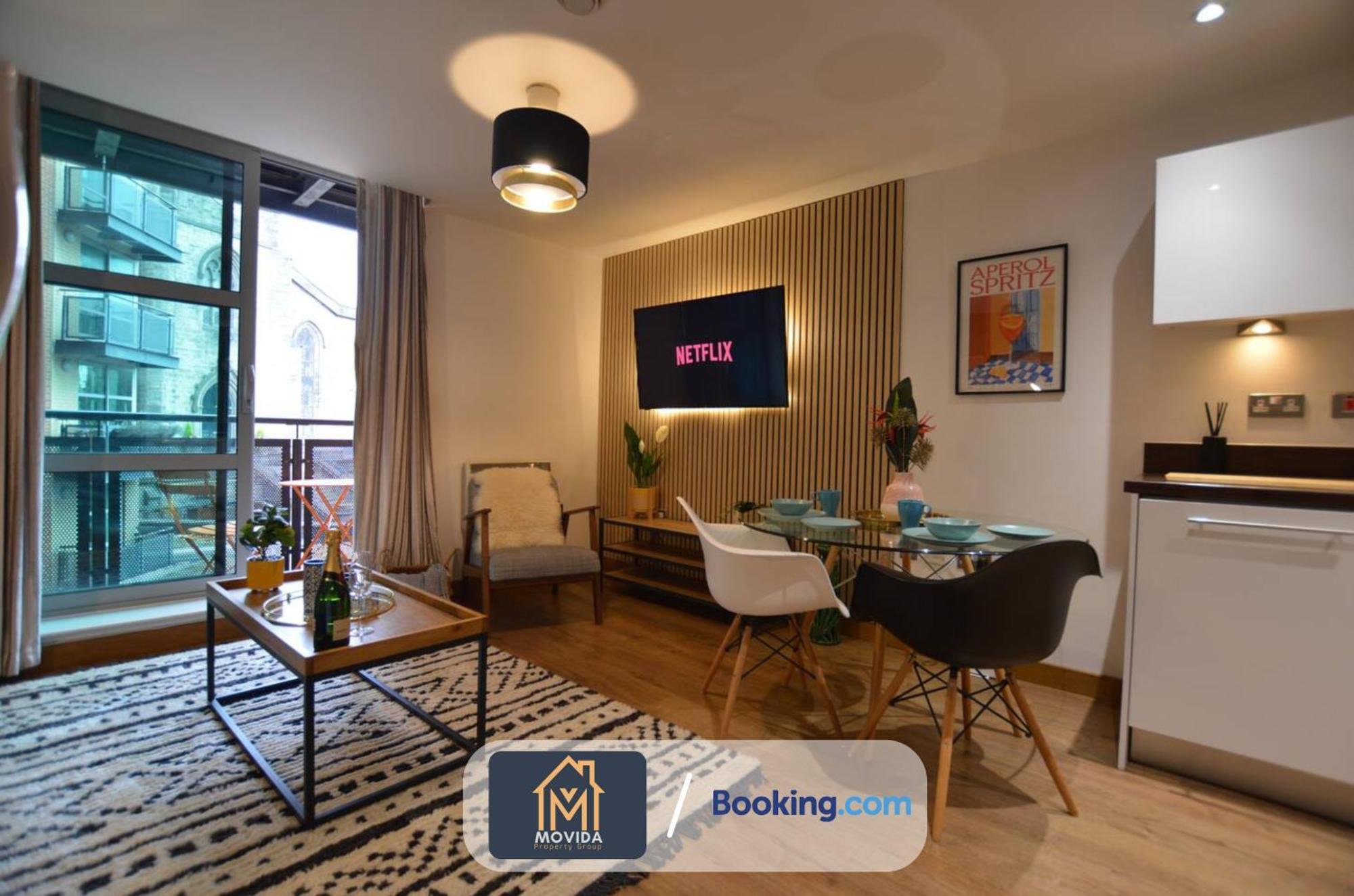 Lgi Stunning 1 Bedroom Apartment By Movida Property Group Short Lets & Serviced Accommodation Leeds  Luaran gambar
