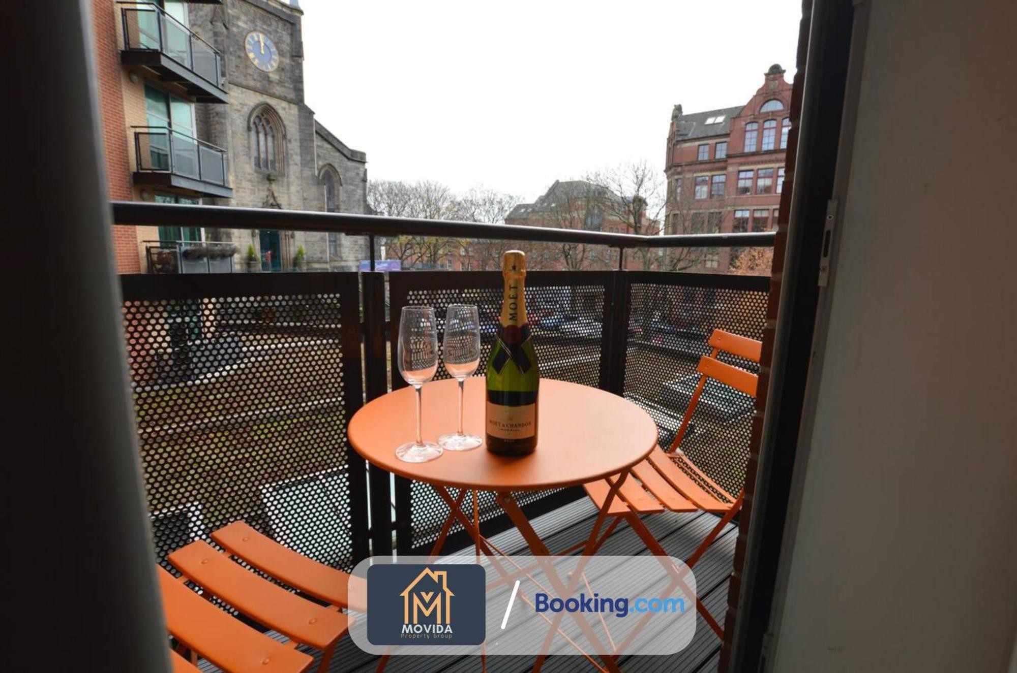 Lgi Stunning 1 Bedroom Apartment By Movida Property Group Short Lets & Serviced Accommodation Leeds  Luaran gambar