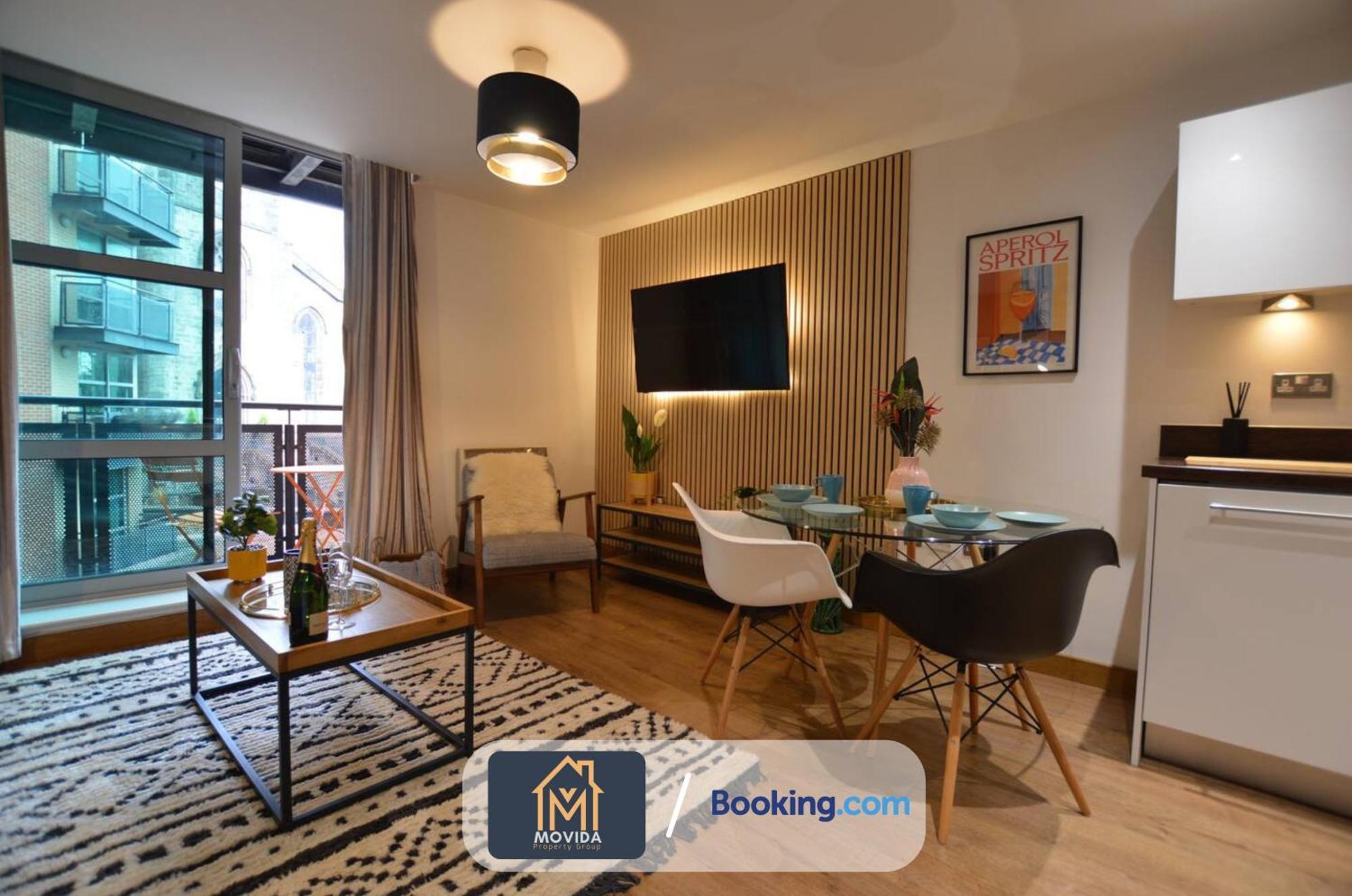 Lgi Stunning 1 Bedroom Apartment By Movida Property Group Short Lets & Serviced Accommodation Leeds  Luaran gambar