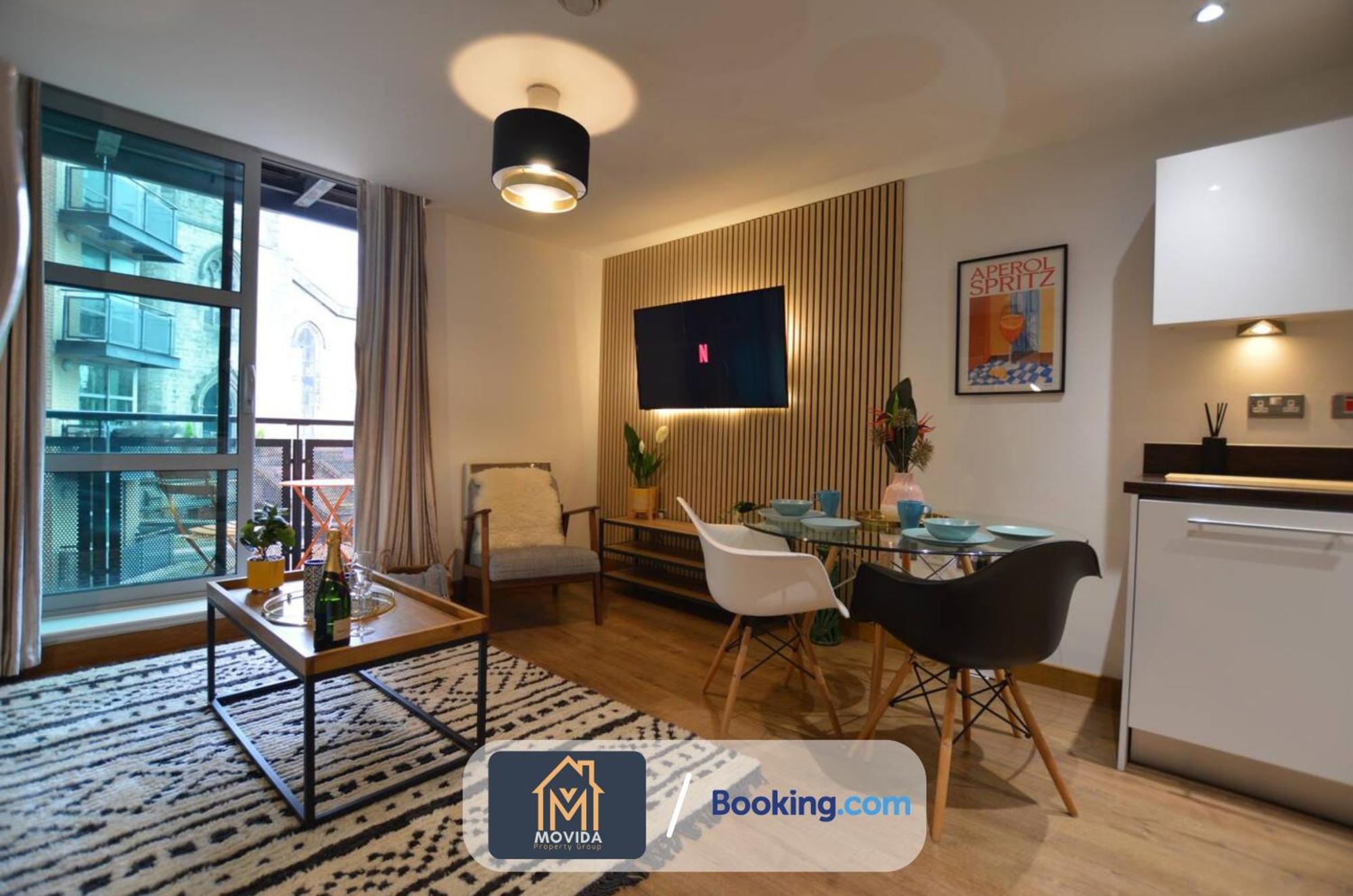Lgi Stunning 1 Bedroom Apartment By Movida Property Group Short Lets & Serviced Accommodation Leeds  Luaran gambar