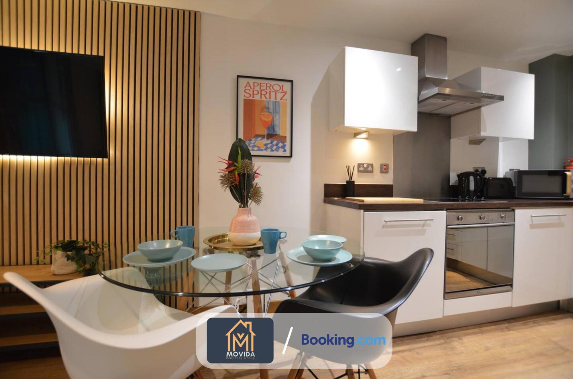 Lgi Stunning 1 Bedroom Apartment By Movida Property Group Short Lets & Serviced Accommodation Leeds  Luaran gambar
