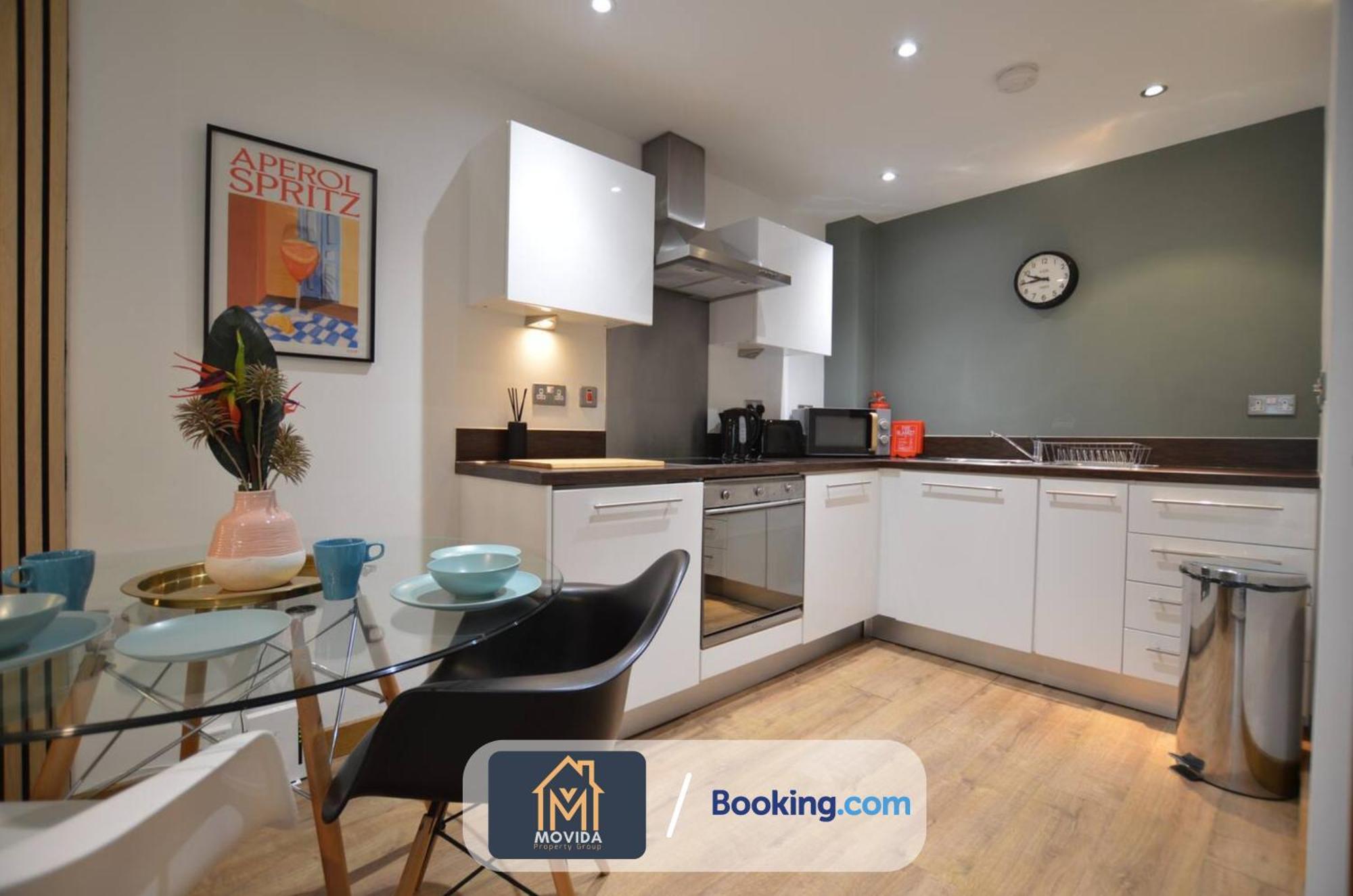 Lgi Stunning 1 Bedroom Apartment By Movida Property Group Short Lets & Serviced Accommodation Leeds  Luaran gambar
